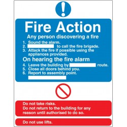 Fire Action (what to do)