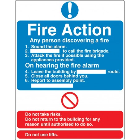 Fire Action (what to do)