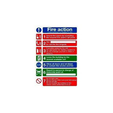 Fire Action (what to do)