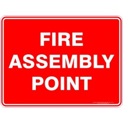 Fire Assembly Point c/w Stand