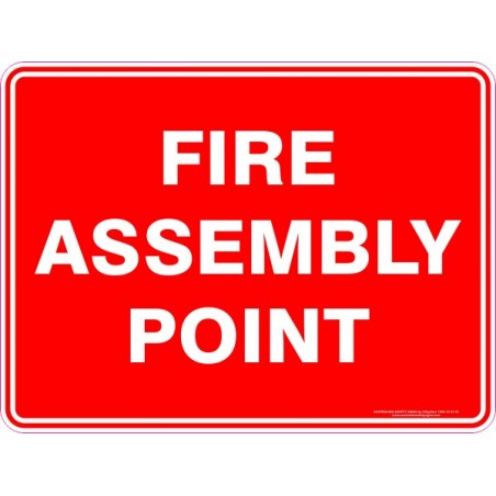 Fire Assembly Point c/w Stand