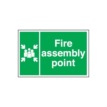 Fire Assembly Point c/w Stand