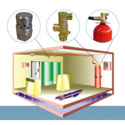 HFC-227ea FM200 Fire Suppression System 2