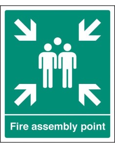 Fire assembly point without stand