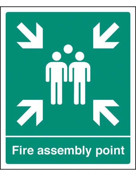 Fire assembly point without stand