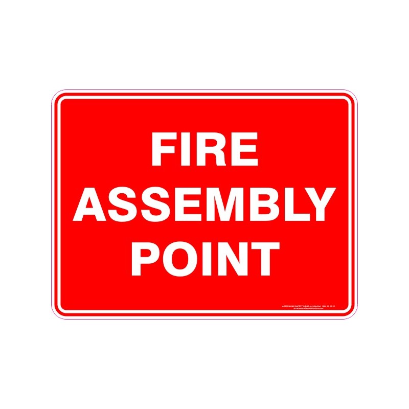 Fire Assembly Point c/w Stand