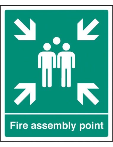 Fire assembly point without stand